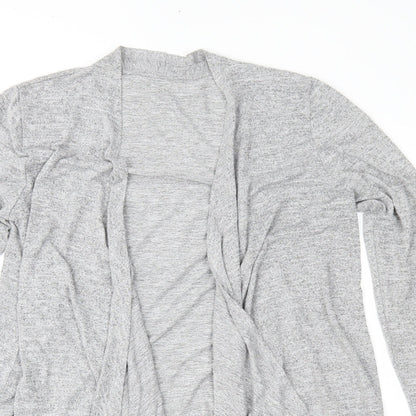 Dorothy Perkins Womens Grey  Knit Cardigan Jumper Size 16