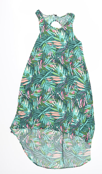 TU Womens Green Floral  Shift  Size M