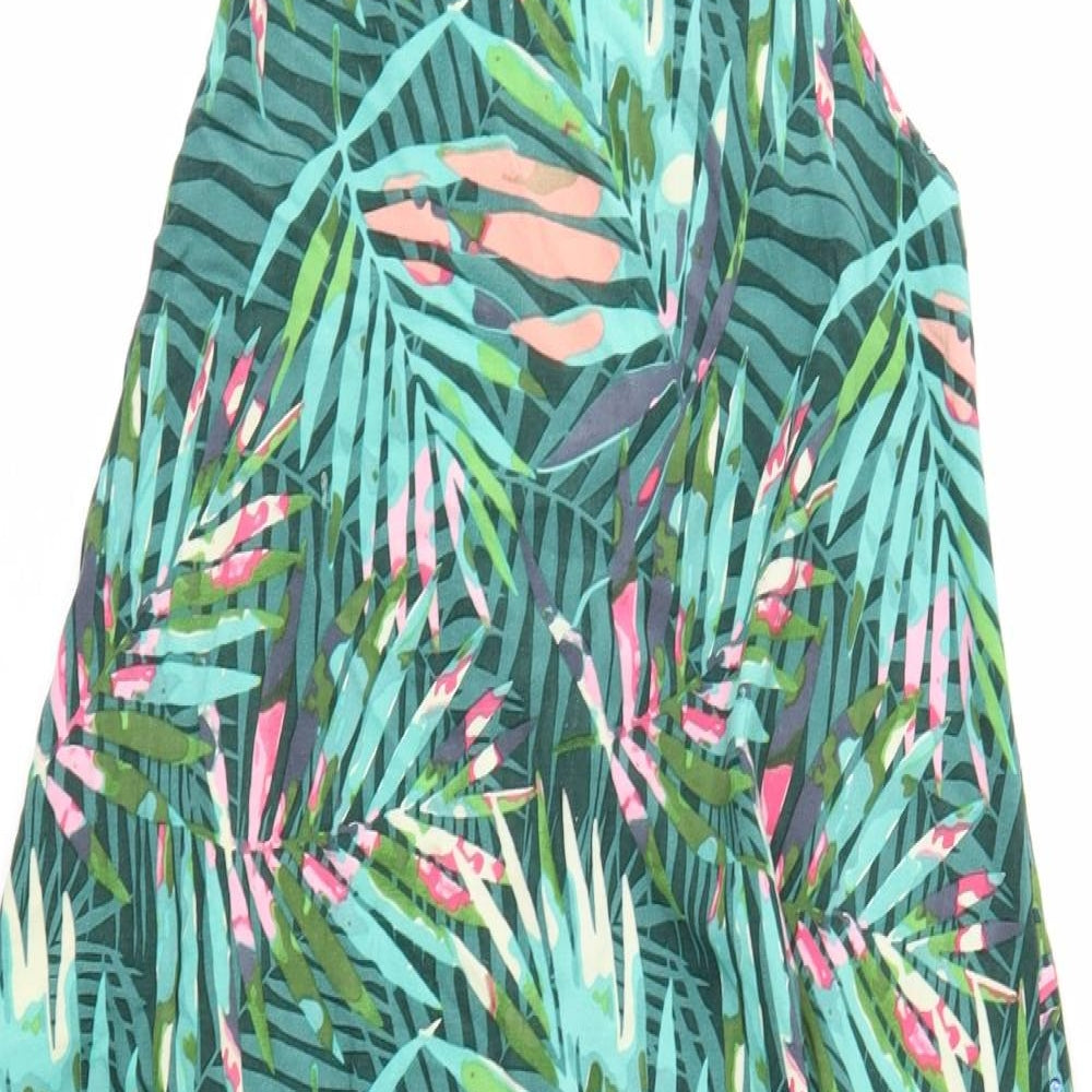 TU Womens Green Floral  Shift  Size M