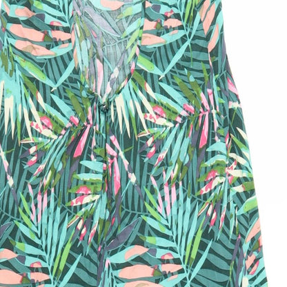 TU Womens Green Floral  Shift  Size M