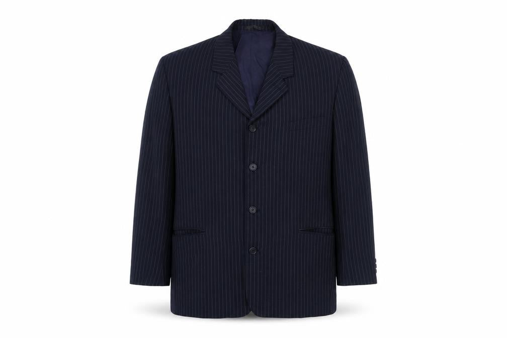 Mens UK Size 40 Woods & Gray Regular Blue Suit Jacket