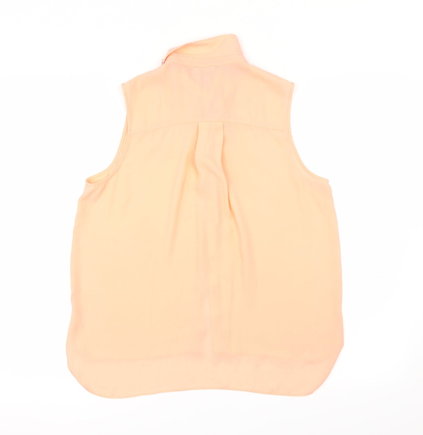 Womens UK Size 12 River Island Orange Basic Button-Up