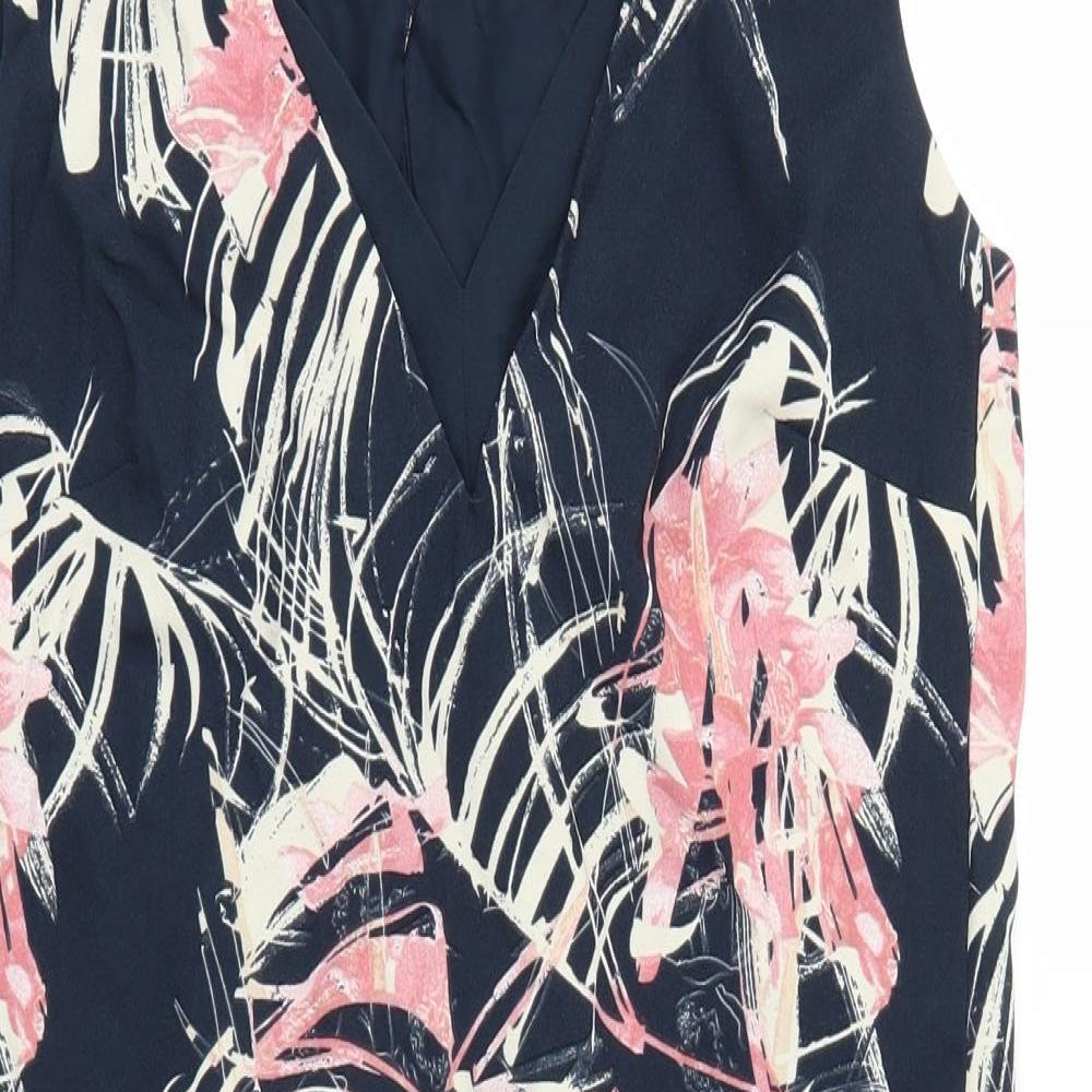 NEXT Womens Black Floral  Mini  Size 10