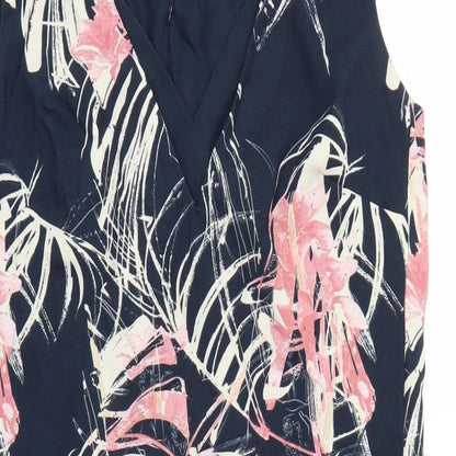 NEXT Womens Black Floral  Mini  Size 10