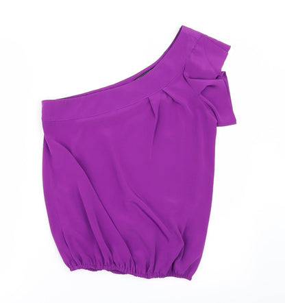 River Island Womens Purple   Basic Blouse Size 10