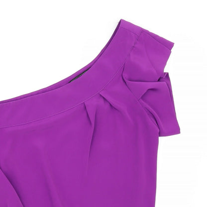 River Island Womens Purple   Basic Blouse Size 10