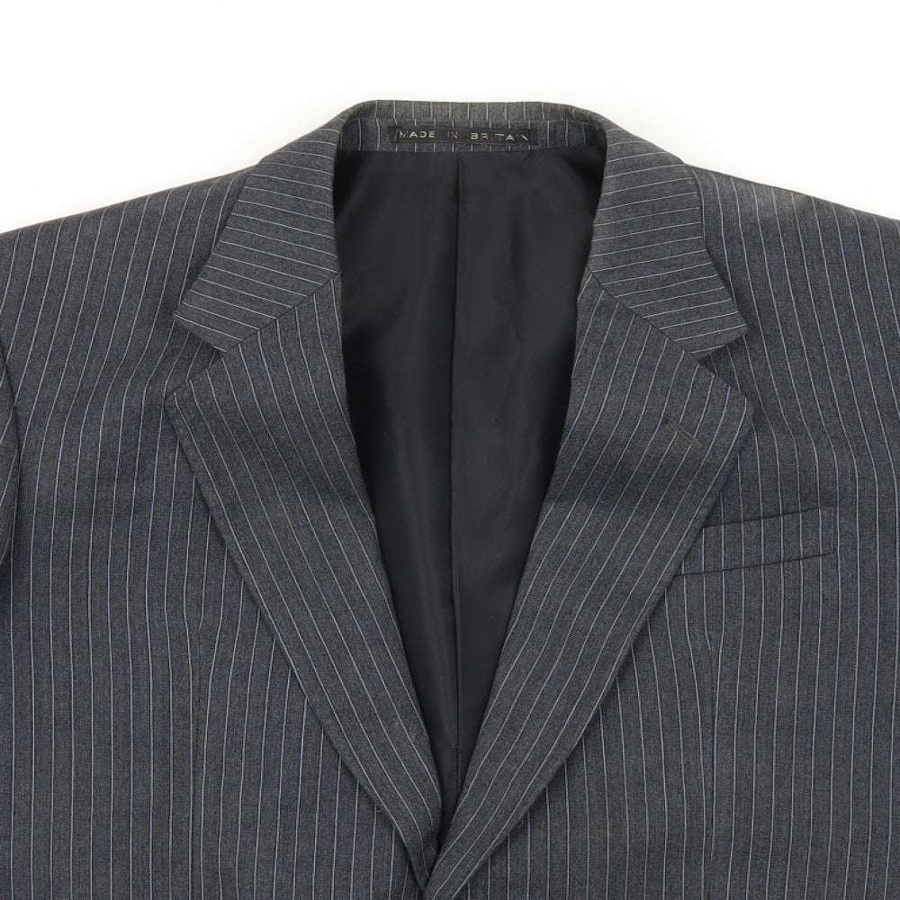 Mens UK Size 42 Hodges Regular Grey Suit Jacket