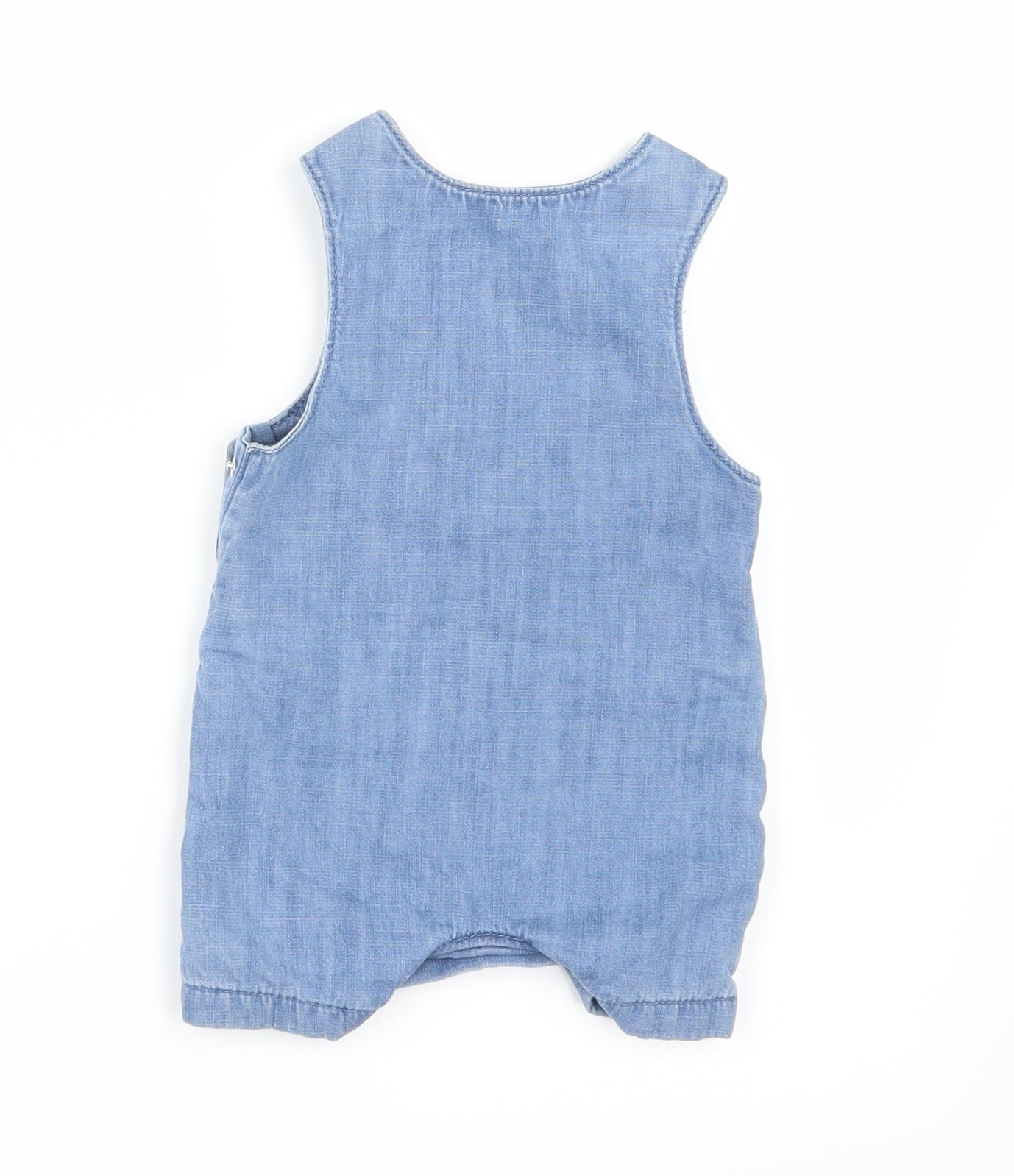 Marks and Spencer Baby Black  Denim Dungaree One-Piece Size 0-3 Months