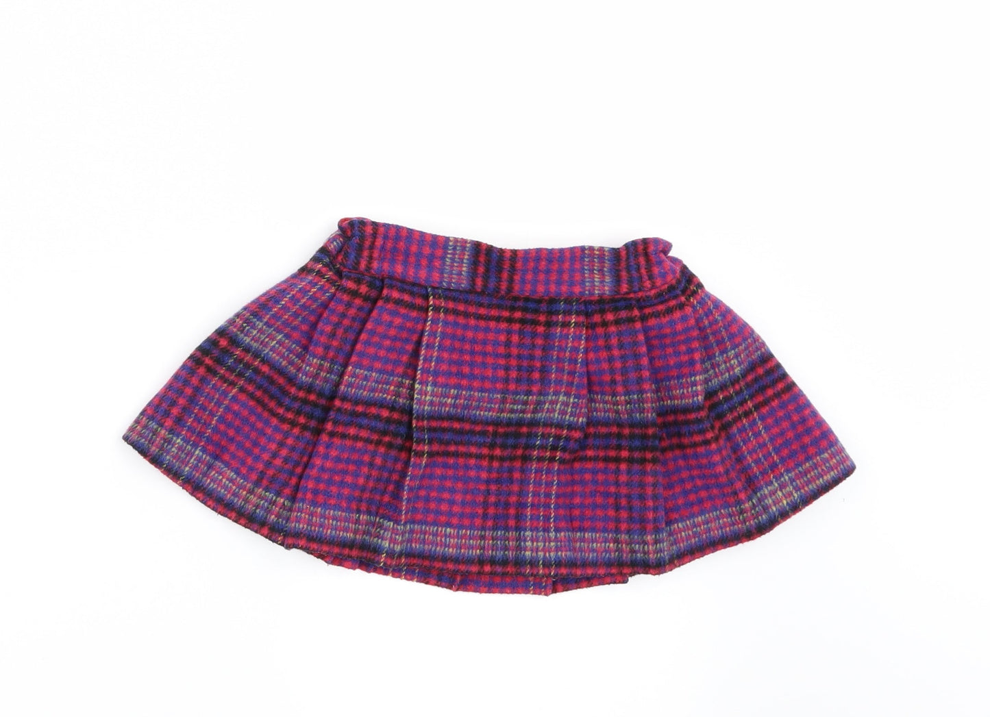 NEXT Girls Pink Check  Skater Skirt Size 6-9 Months