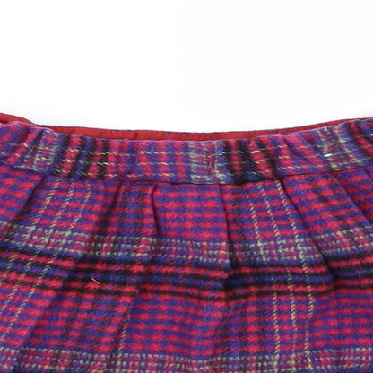 NEXT Girls Pink Check  Skater Skirt Size 6-9 Months