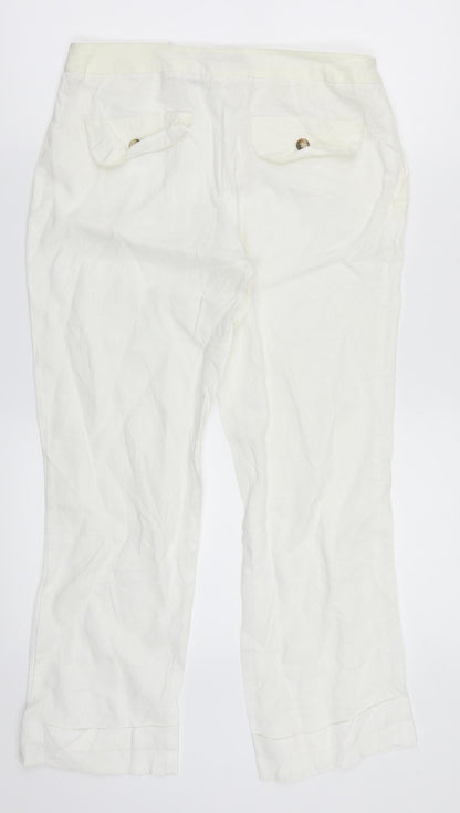 Sinequanone Womens White    Trousers One Size L24.5 in