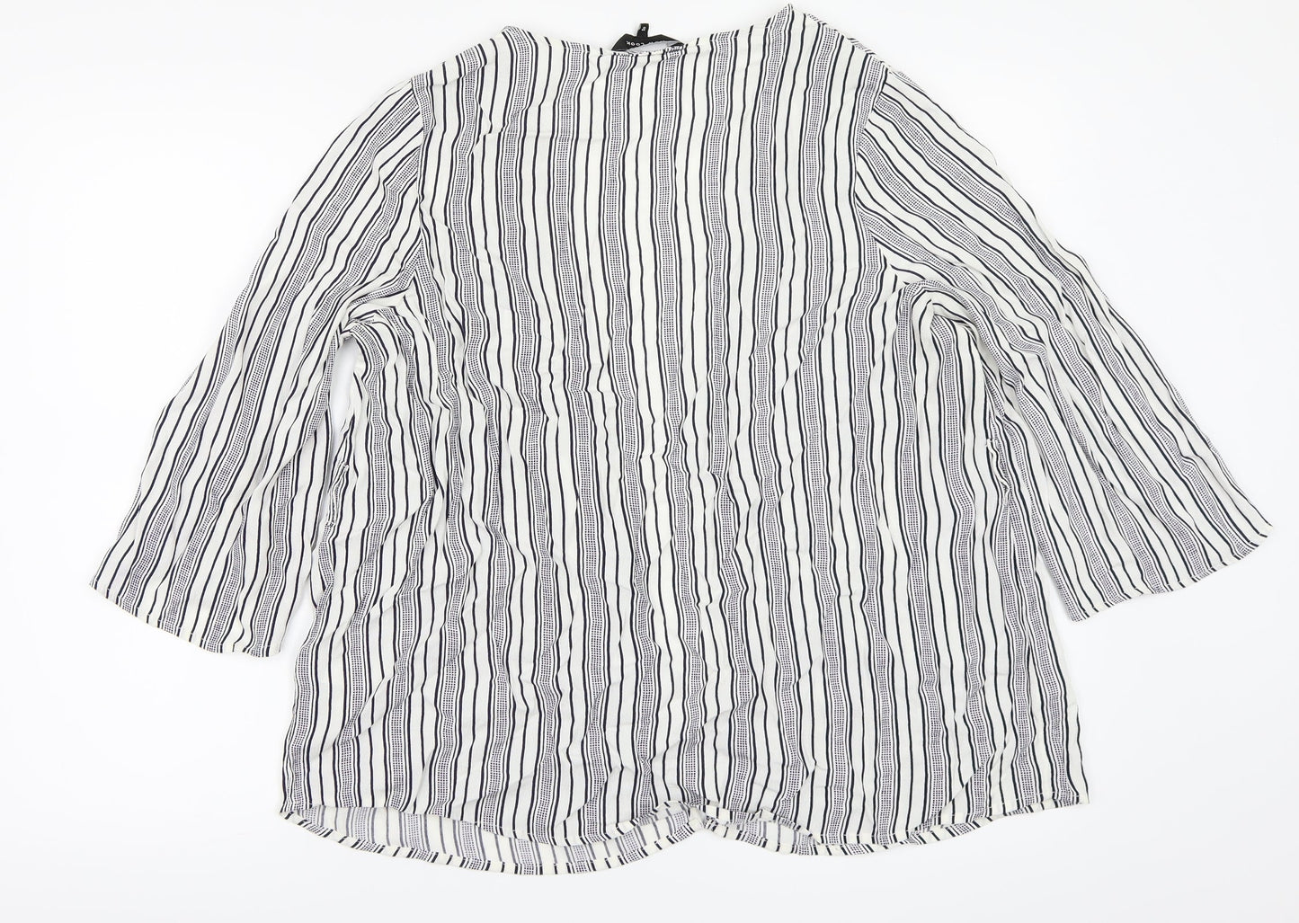Womens UK Size 12 NEWLOOK White Basic Blouse