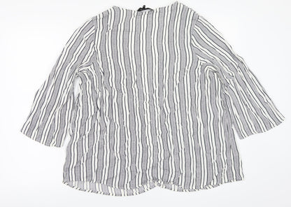 Womens UK Size 12 NEWLOOK White Basic Blouse