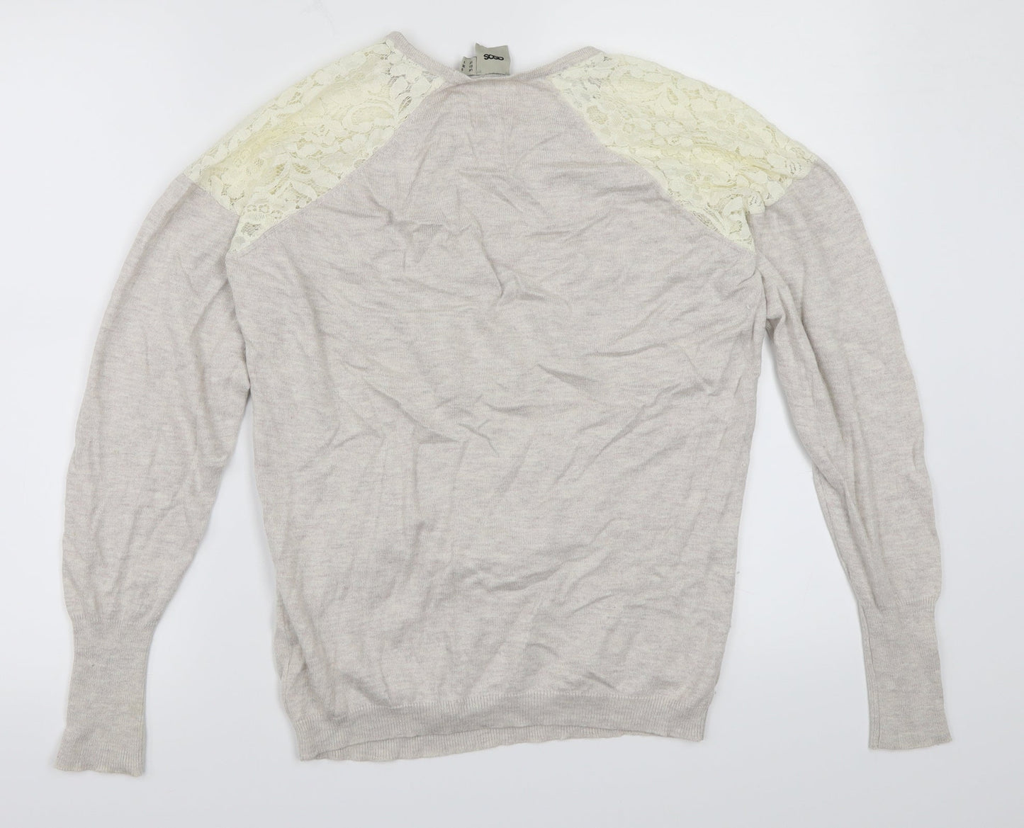 Womens UK Size 8 ASOS Beige Pullover Sweatshirt