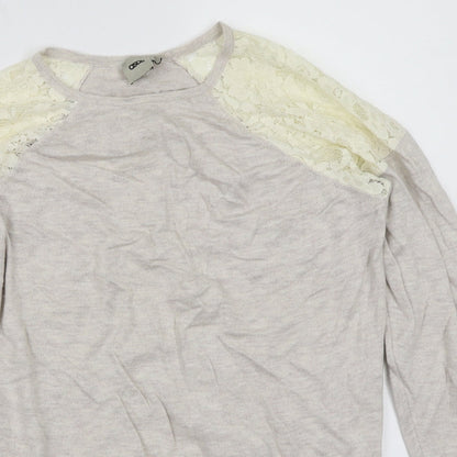 Womens UK Size 8 ASOS Beige Pullover Sweatshirt