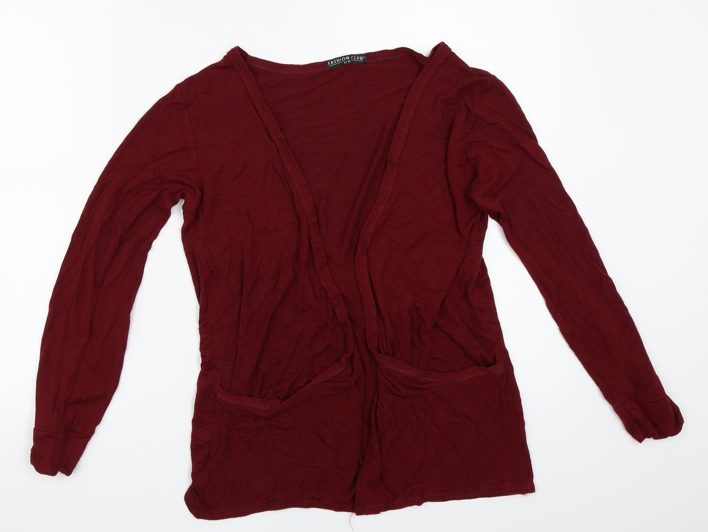Fashion Club Womens Red   Cardigan Jumper One Size