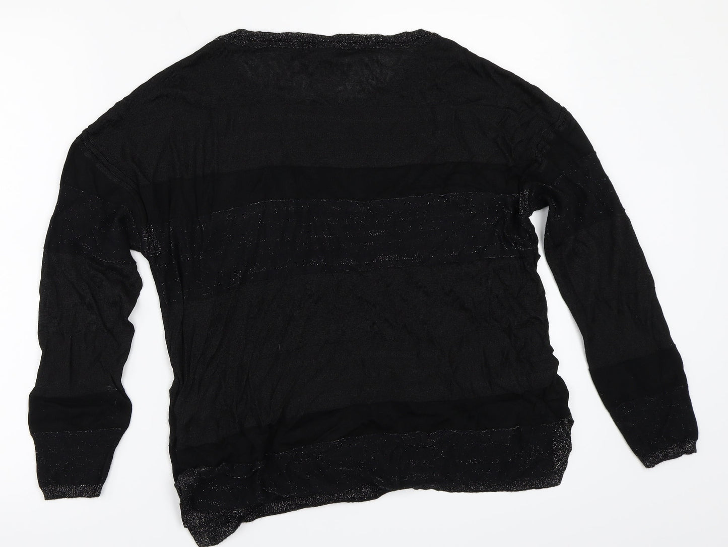 Next Level Womens Black   Pullover Sweatshirt Size 12