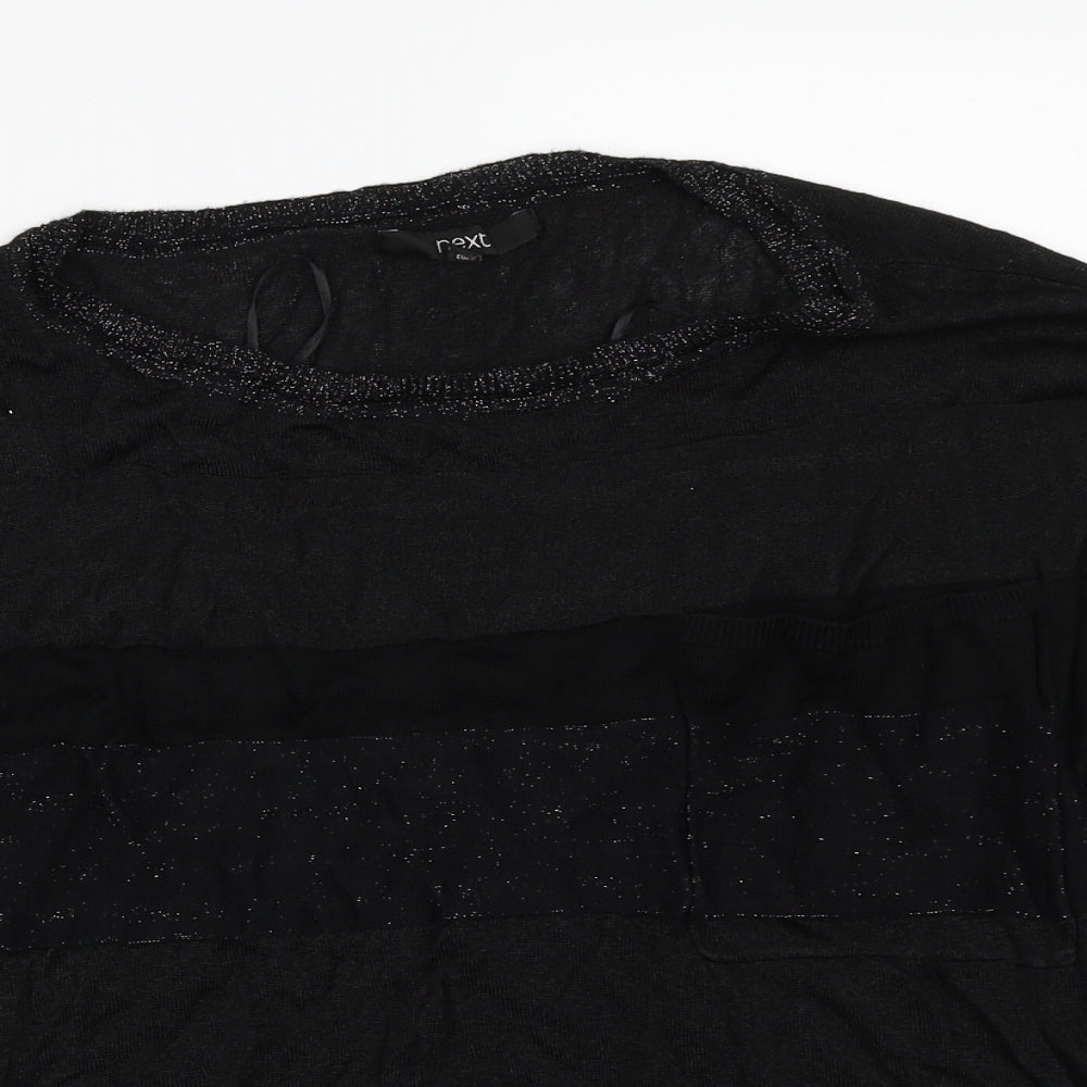 Next Level Womens Black   Pullover Sweatshirt Size 12