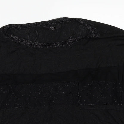 Next Level Womens Black   Pullover Sweatshirt Size 12