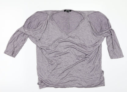 Belle Vere Womens Grey   Basic T-Shirt Size 12