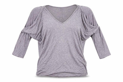 Belle Vere Womens Grey   Basic T-Shirt Size 12