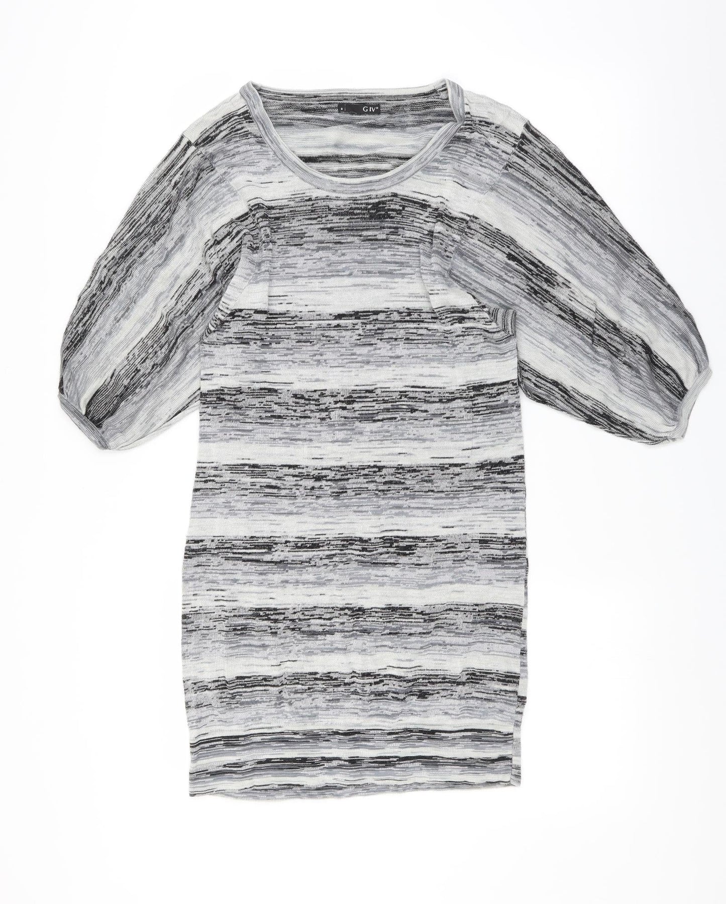 GIVe Womens Grey   Jumper Dress  Size M