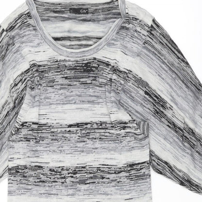 GIVe Womens Grey   Jumper Dress  Size M