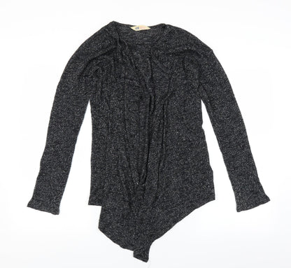 H&M Girls Grey   Cardigan Jumper Size 12-13 Years  - glittery