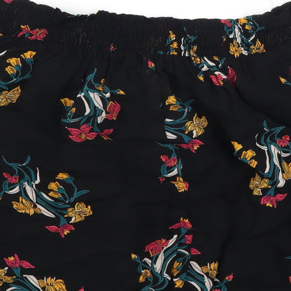 Womens UK Size 6 River Island Black Basic Blouse