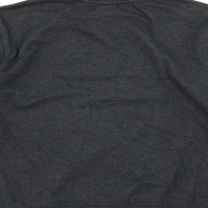 gmyg Womens Grey   Pullover Sweatshirt Size S