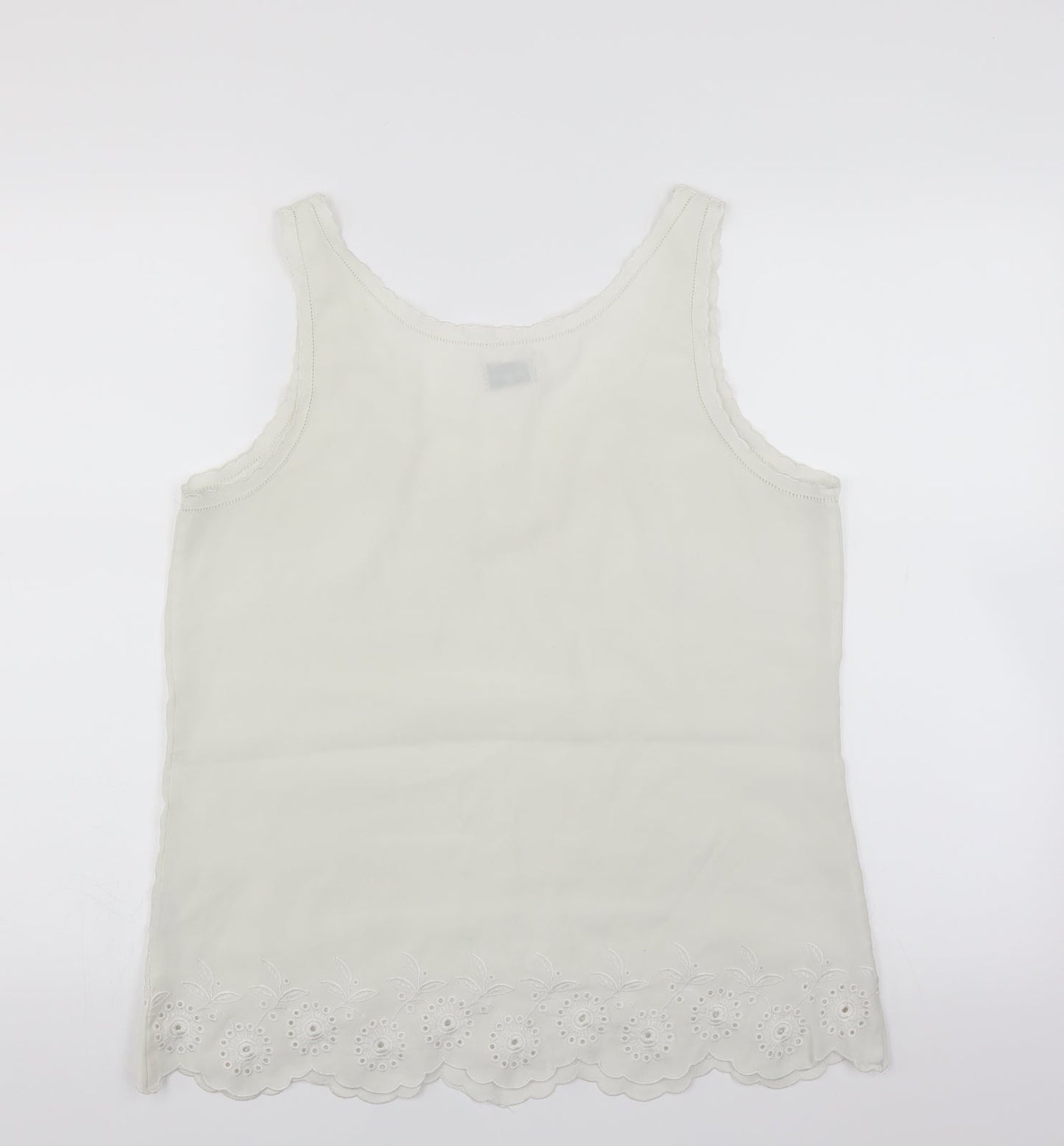 Womens UK Size 12 Jeanswest Ivory Basic Blouse