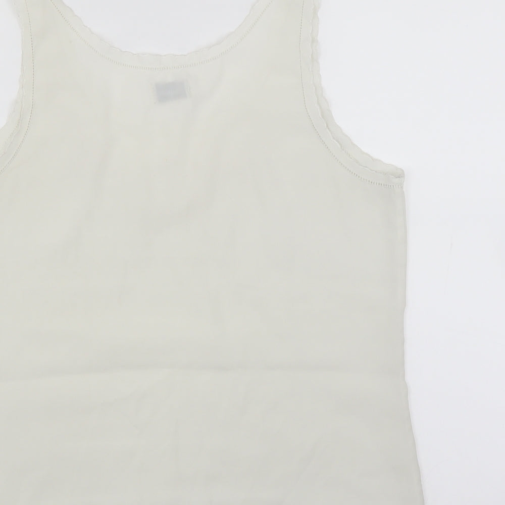 Womens UK Size 12 Jeanswest Ivory Basic Blouse