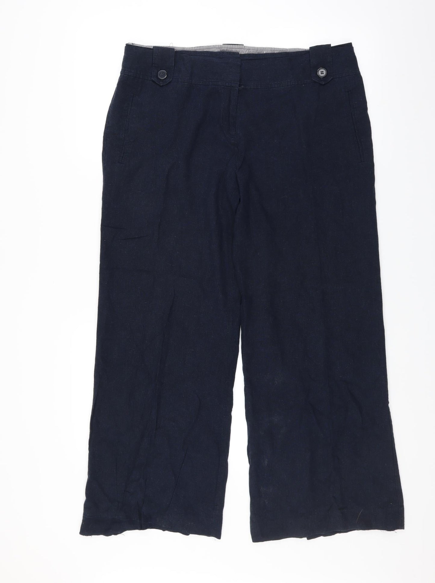 New Look Womens Blue   Trousers  Size 14 L28 in