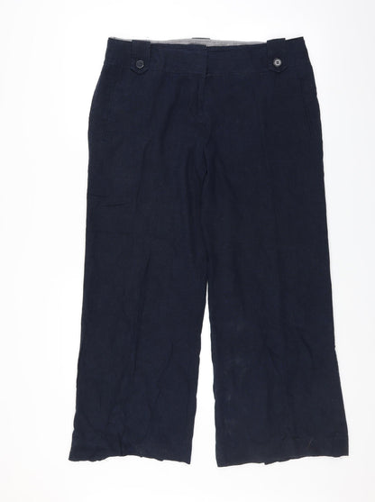 New Look Womens Blue   Trousers  Size 14 L28 in