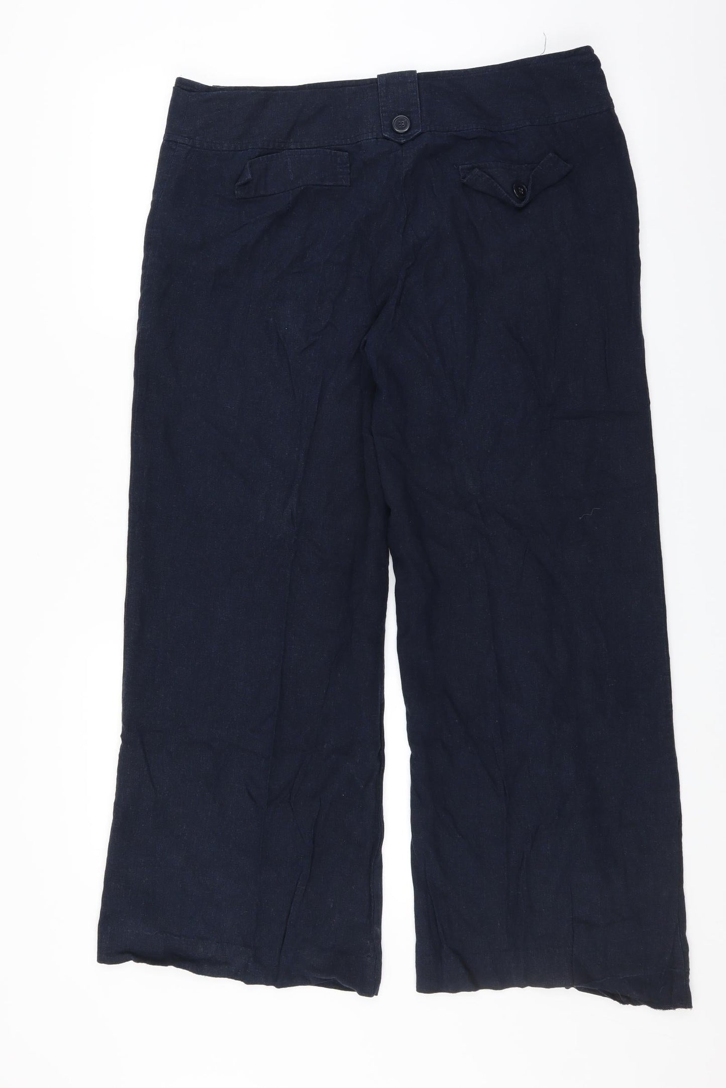 New Look Womens Blue   Trousers  Size 14 L28 in