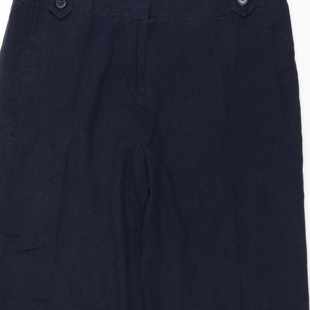 New Look Womens Blue   Trousers  Size 14 L28 in