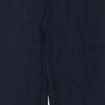 New Look Womens Blue   Trousers  Size 14 L28 in