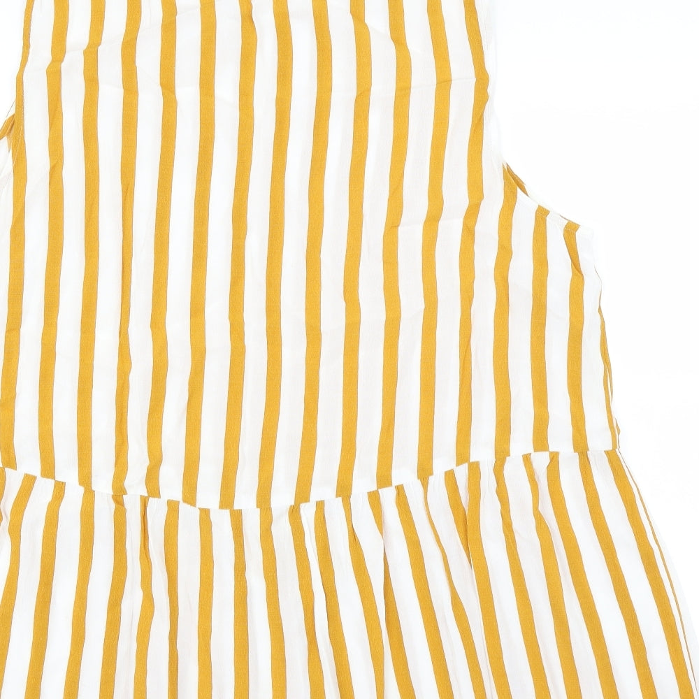 Womens UK Size  Preworn Yellow Basic Blouse