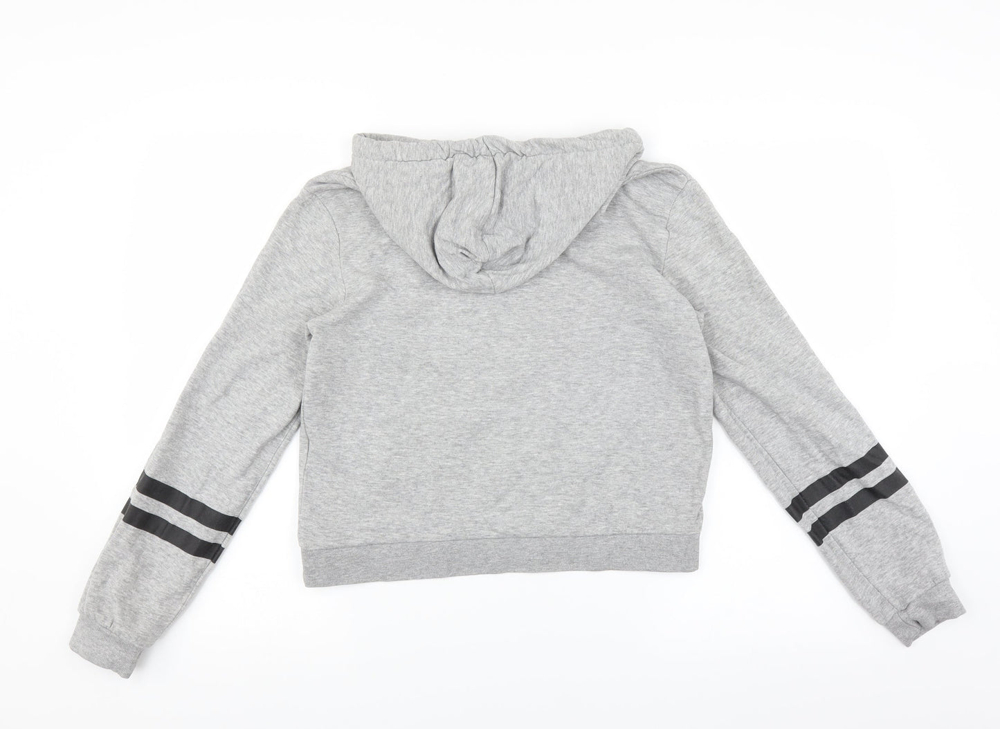 Womens UK Size XS Divided by H&M Grey Pullover Hoodie