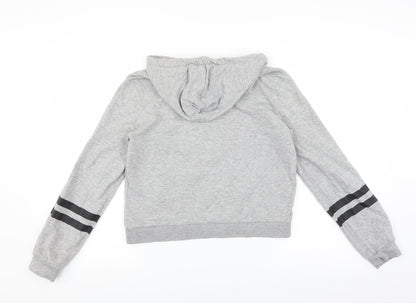 Womens UK Size XS Divided by H&M Grey Pullover Hoodie