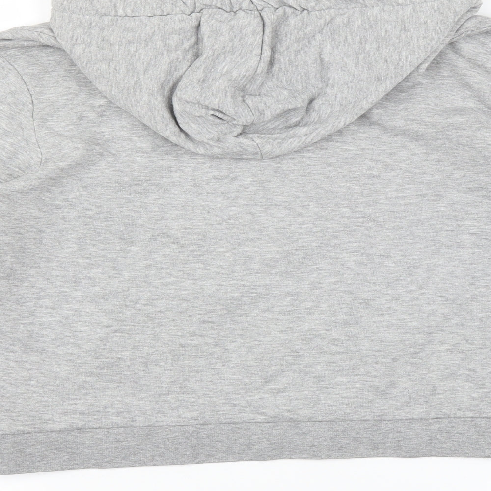 Womens UK Size XS Divided by H&M Grey Pullover Hoodie