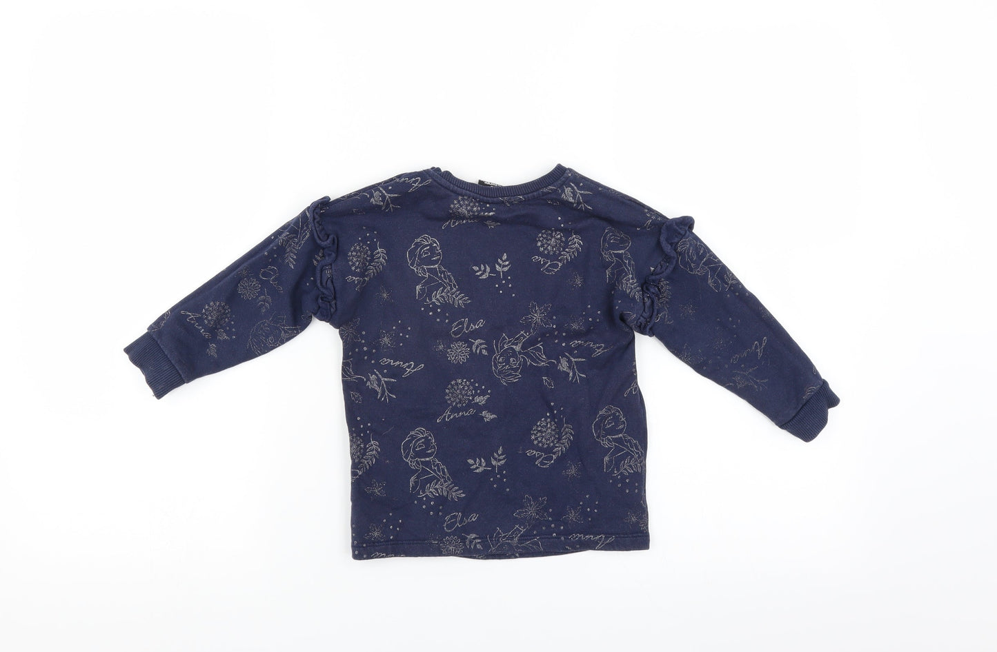 George Girls Blue   Pullover Jumper Size 18-24 Months  - Disney Frozen
