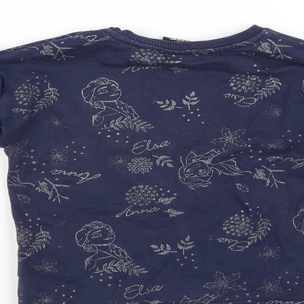 George Girls Blue   Pullover Jumper Size 18-24 Months  - Disney Frozen