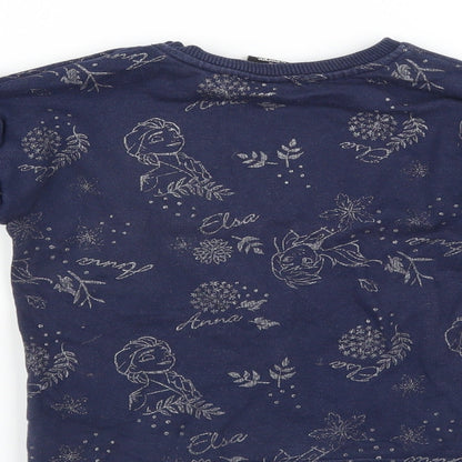 George Girls Blue   Pullover Jumper Size 18-24 Months  - Disney Frozen