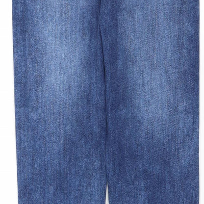 Womens UK Size 8 Sinsay Extra-Slim Fit Skinny Blue Jeans
