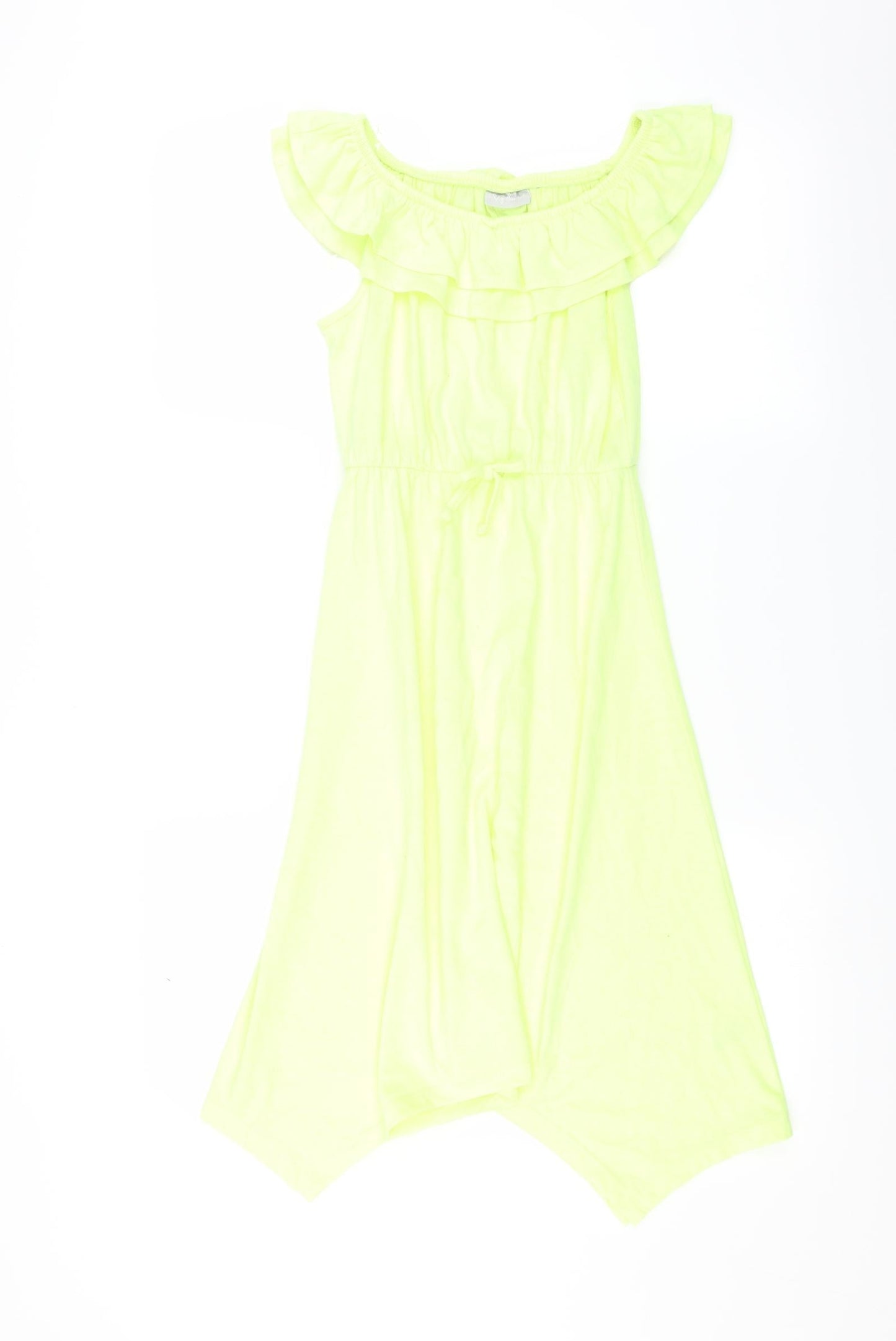 I Heart Girlswear Girls Yellow   Fit & Flare  Size 8 Years