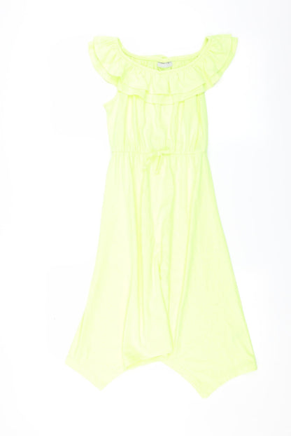 I Heart Girlswear Girls Yellow   Fit & Flare  Size 8 Years