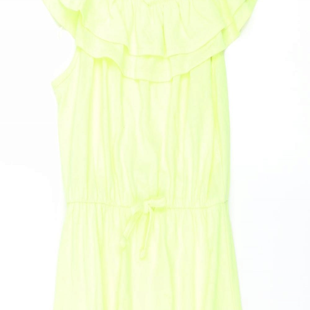 I Heart Girlswear Girls Yellow   Fit & Flare  Size 8 Years