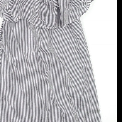 Select Womens Blue Striped  Trapeze & Swing  Size 10