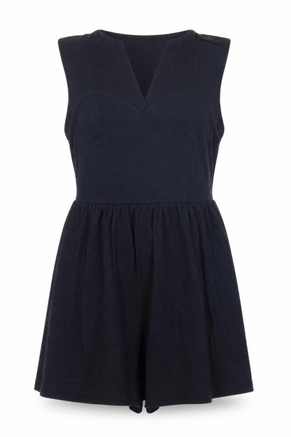 Womens UK Size 8 ASOS One-Piece Black Romper
